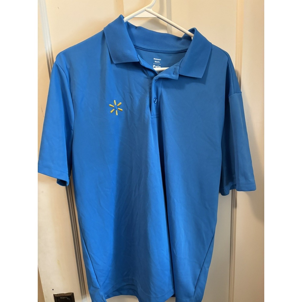 Walmart‎ Employee Uniform Work Polo Shirt Men's Medium